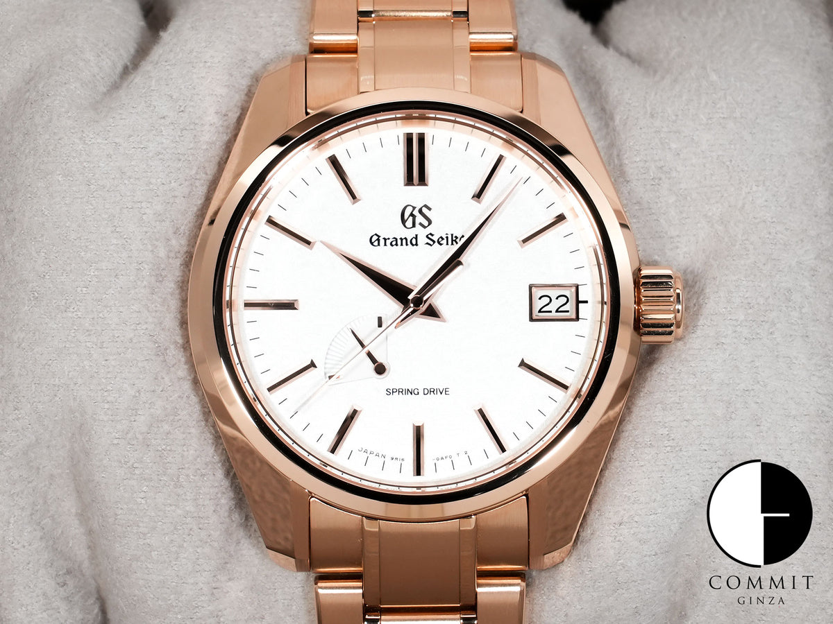 Grand Seiko 9R Spring Drive Ref. SBGA364 Pink Gold Silver Dial Unworn zhrbh3et