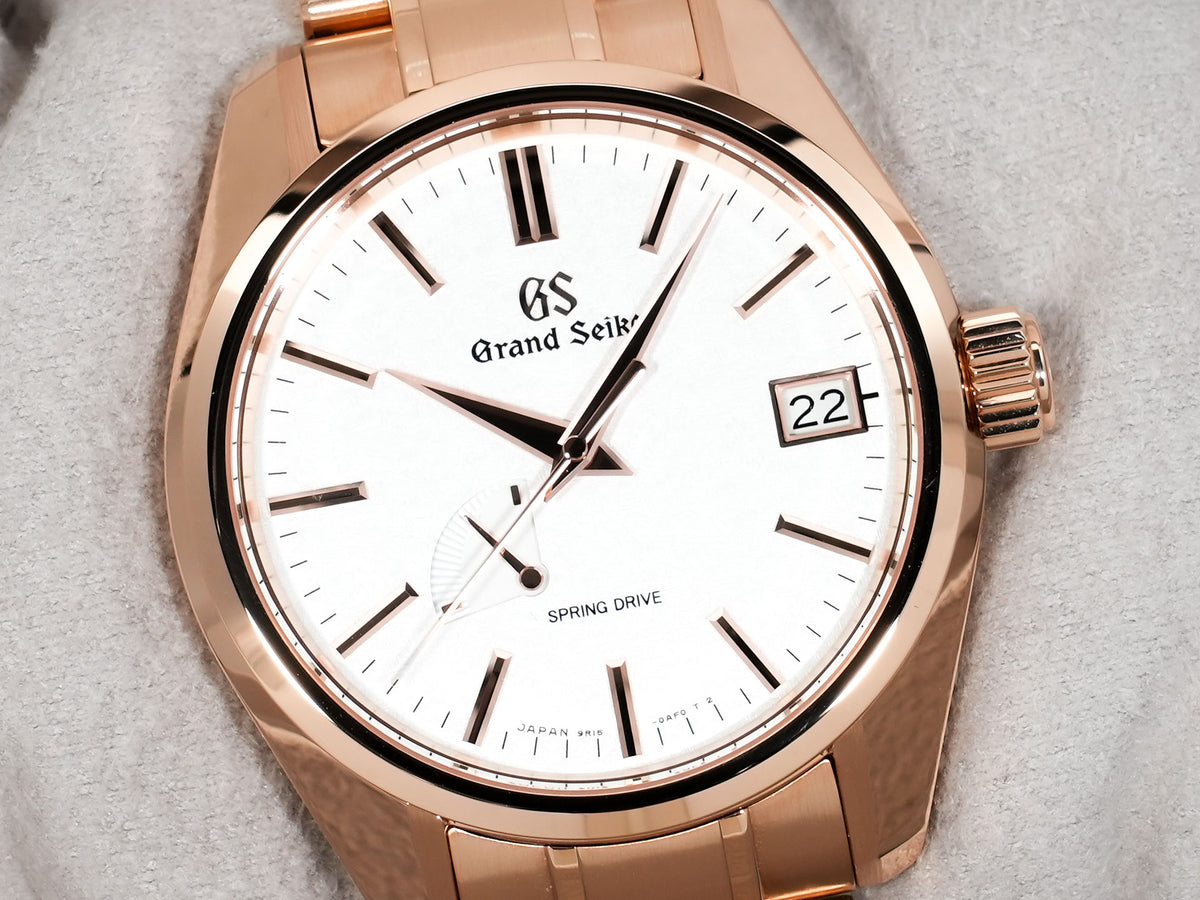 Grand Seiko 9R Spring Drive Ref. SBGA364 Pink Gold Silver Dial Unworn zhrbh3et