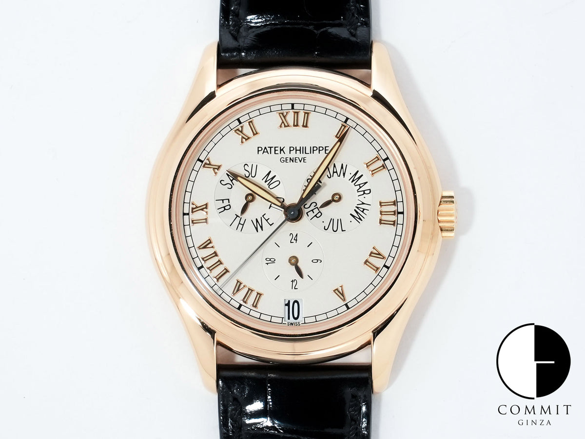Patek Philippe Annual Calendar Ref. 5035R-001 Rose Gold Silver Dial, Pre-owned in Excellent Condition j6suki2b