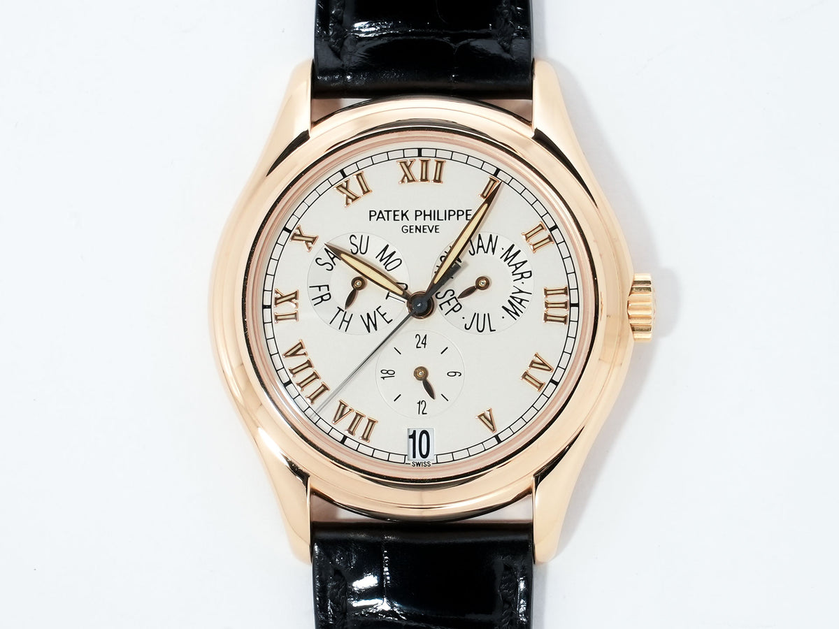 Patek Philippe Annual Calendar Ref. 5035R-001 Rose Gold Silver Dial, Pre-owned in Excellent Condition j6suki2b