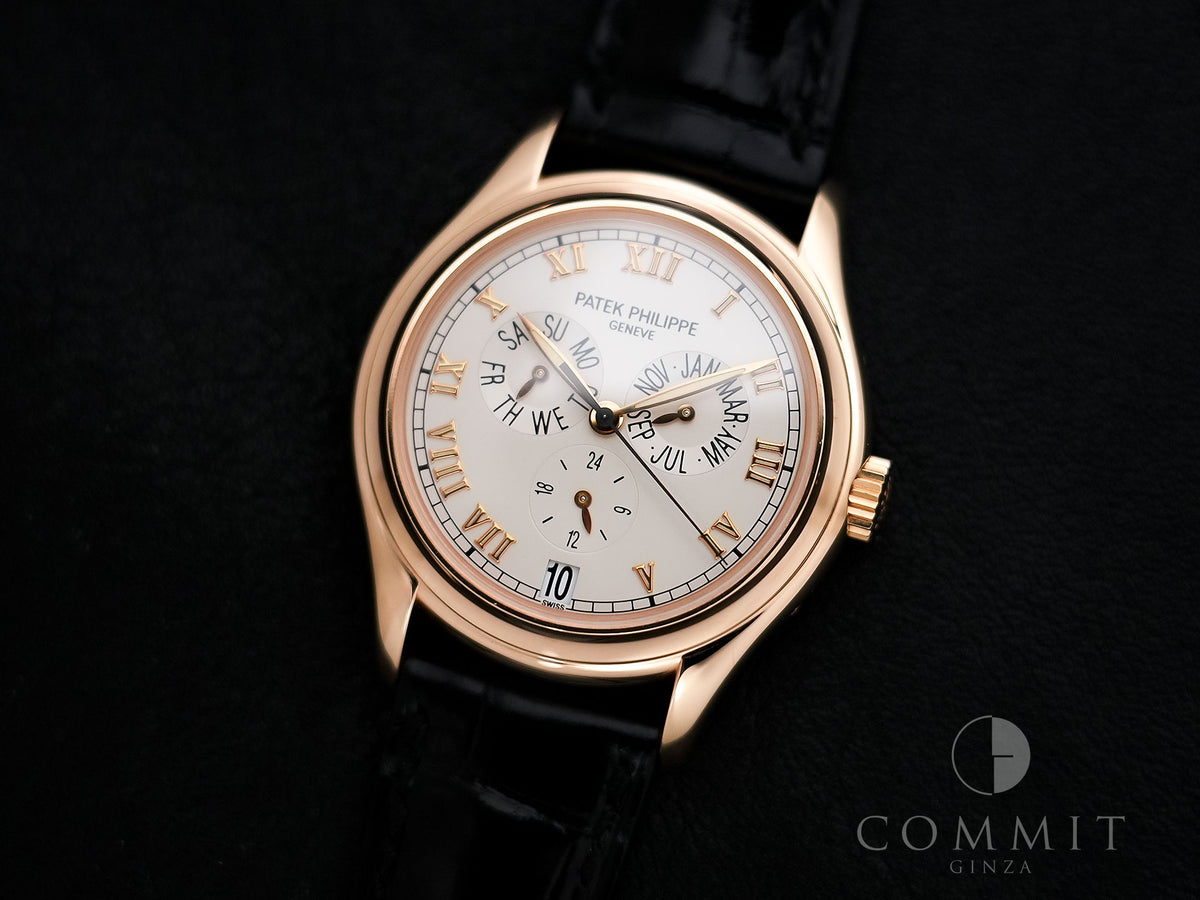 Patek Philippe Annual Calendar Ref. 5035R-001 Rose Gold Silver Dial, Pre-owned in Excellent Condition j6suki2b