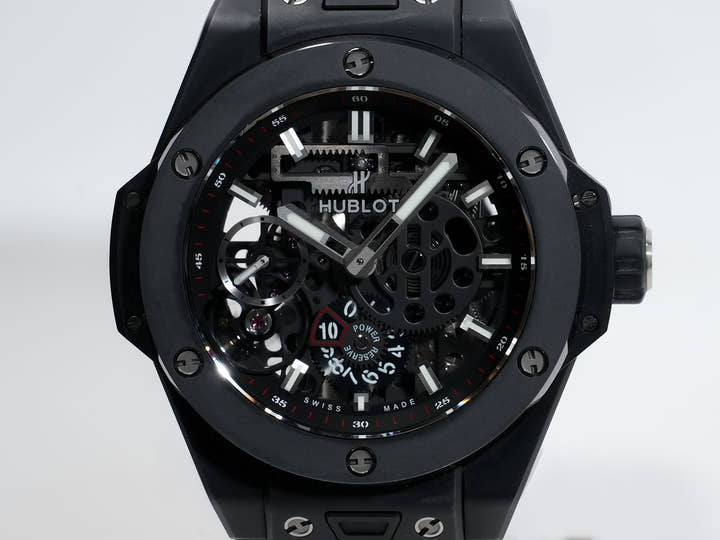 Hublot Big Bang MECA-10 Black Magic Ref. 414.CI.1123.RX Ceramic Skeleton Dial Pre-owned to4dj356