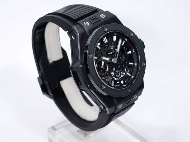 Hublot Big Bang MECA-10 Black Magic Ref. 414.CI.1123.RX Ceramic Skeleton Dial Pre-owned to4dj356