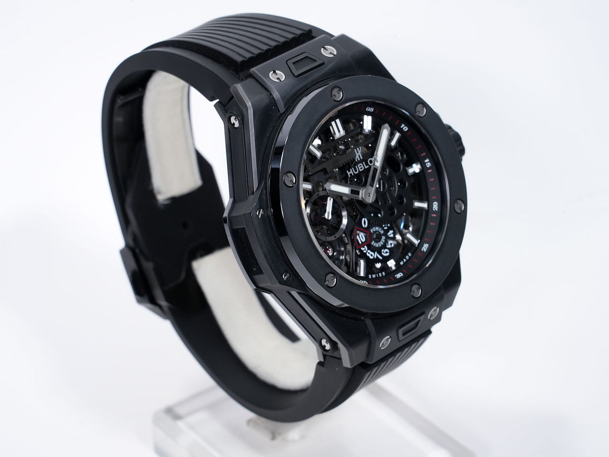 Hublot Big Bang MECA-10 Black Magic Ref. 414.CI.1123.RX Ceramic Skeleton Dial Pre-owned to4dj356