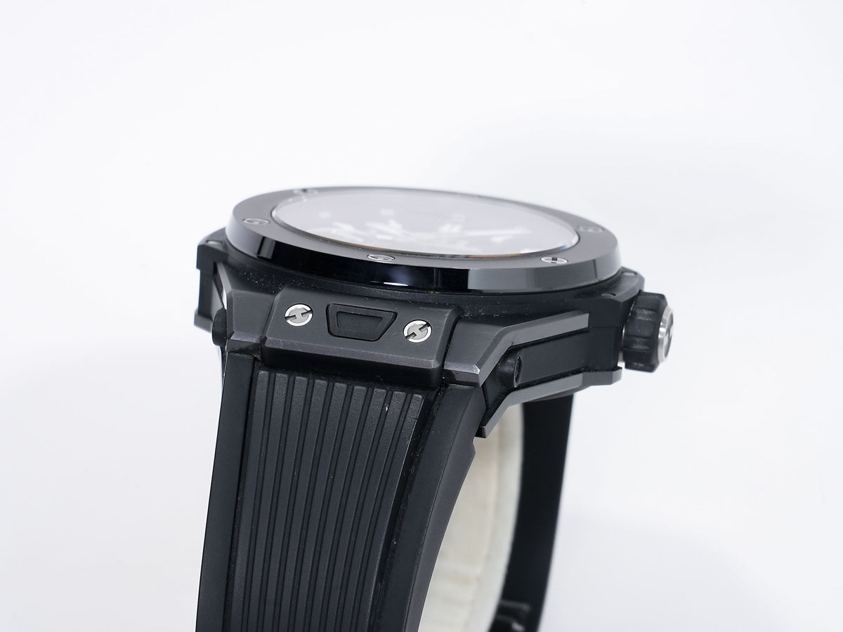 Hublot Big Bang MECA-10 Black Magic Ref. 414.CI.1123.RX Ceramic Skeleton Dial Pre-owned to4dj356