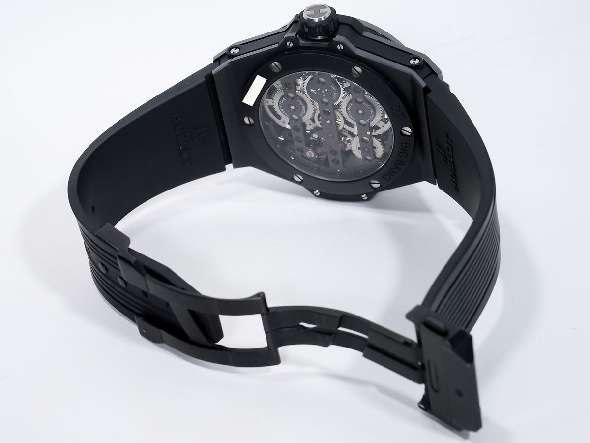 Hublot Big Bang MECA-10 Black Magic Ref. 414.CI.1123.RX Ceramic Skeleton Dial Pre-owned to4dj356