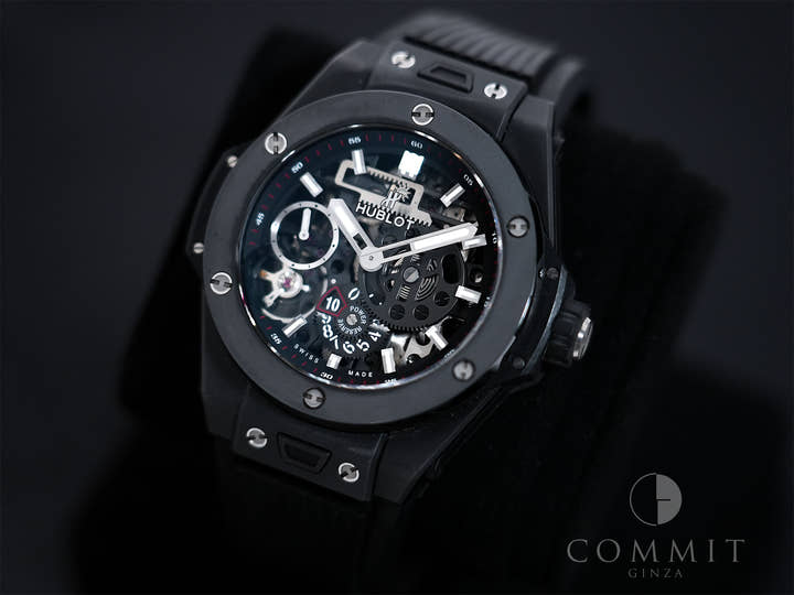 Hublot Big Bang MECA-10 Black Magic Ref. 414.CI.1123.RX Ceramic Skeleton Dial Pre-owned to4dj356