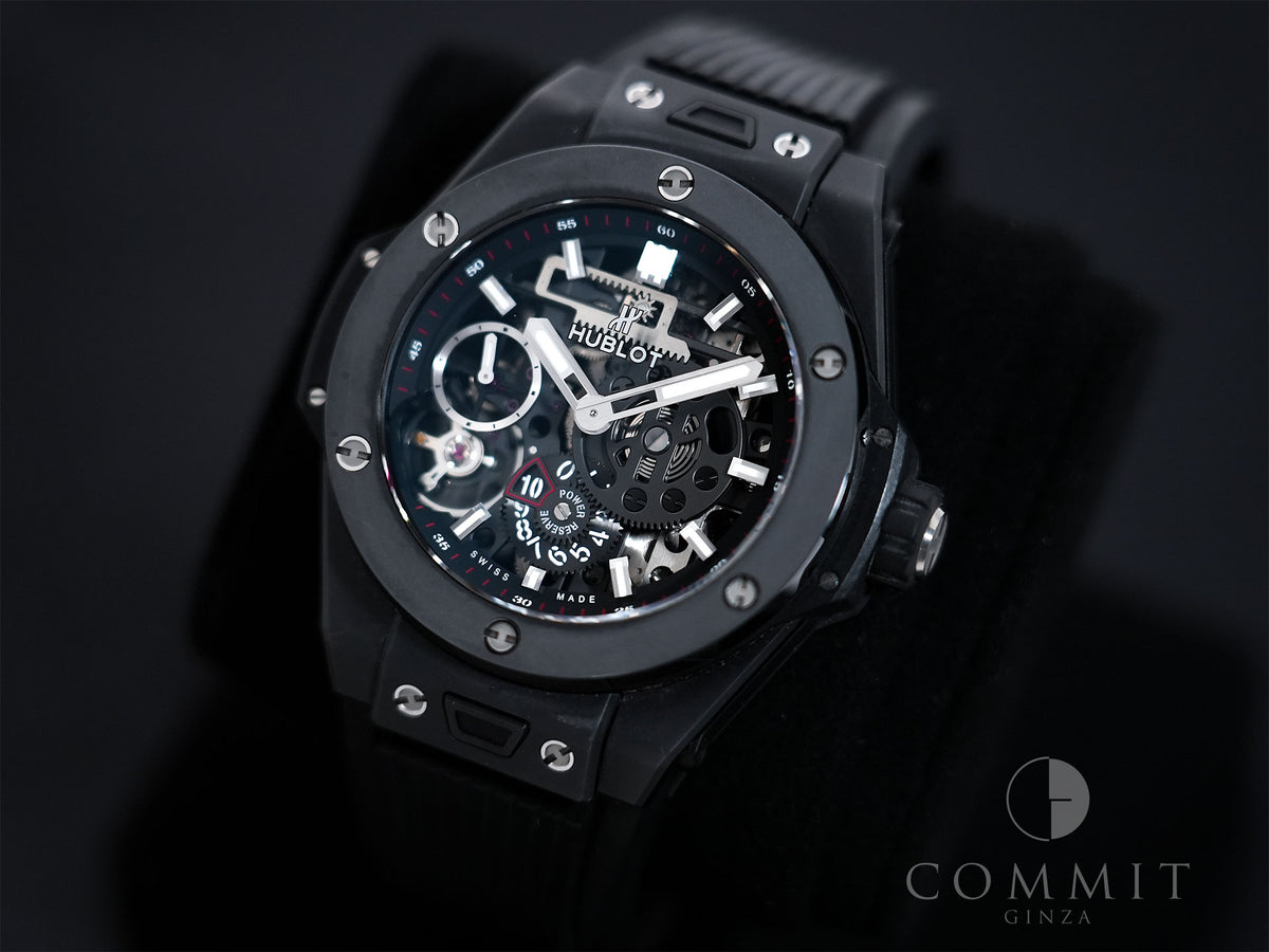 Hublot Big Bang MECA-10 Black Magic Ref. 414.CI.1123.RX Ceramic Skeleton Dial Pre-owned to4dj356