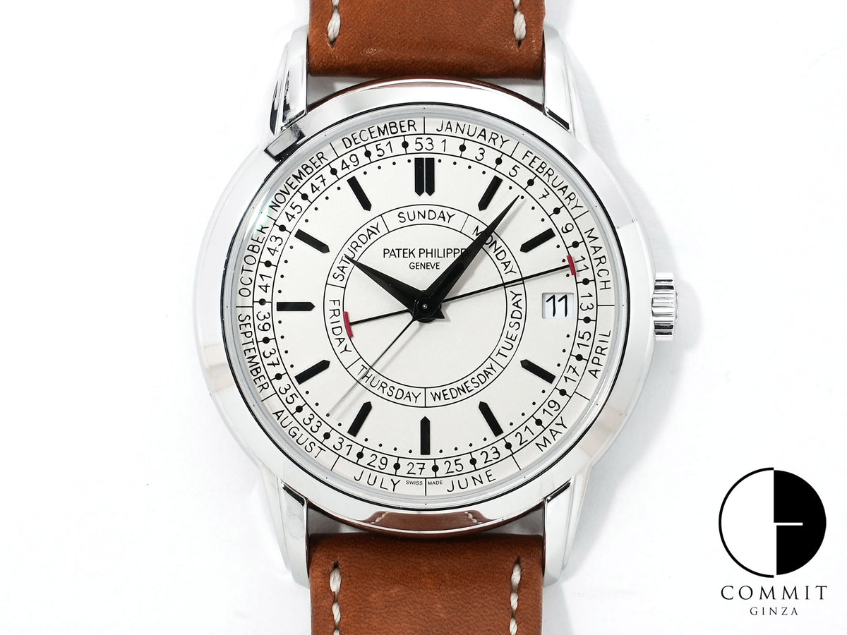 Patek Philippe Calatrava Weekly Calendar Ref. 5212A-001 Stainless Steel Silver Dial Pre-owned ti5zk68j