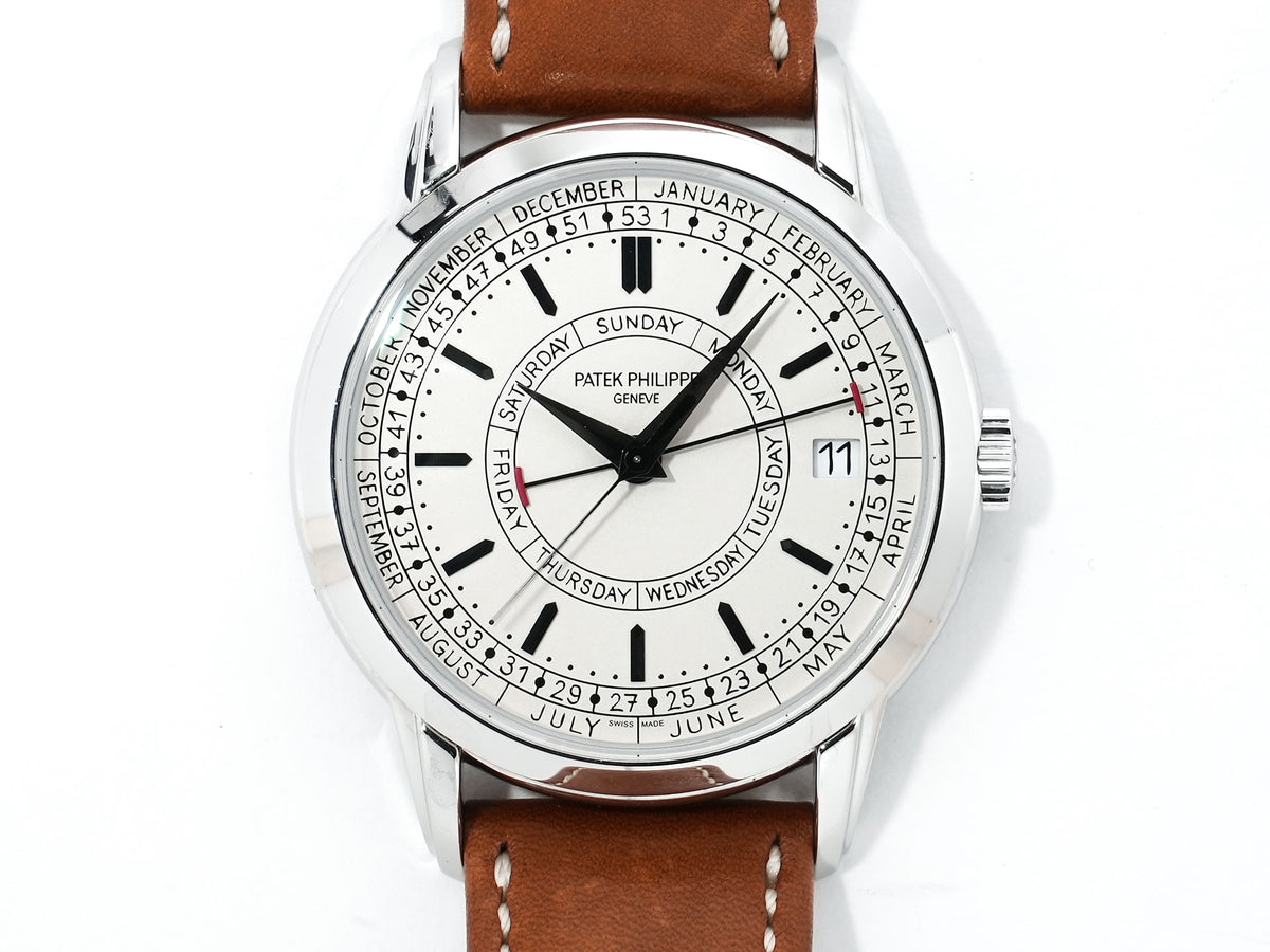 Patek Philippe Calatrava Weekly Calendar Ref. 5212A-001 Stainless Steel Silver Dial Pre-owned ti5zk68j