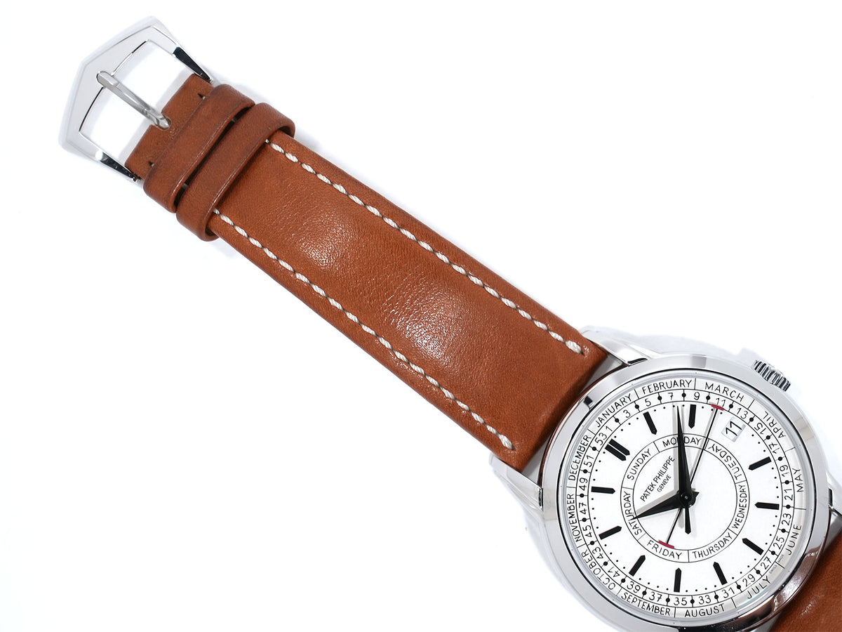 Patek Philippe Calatrava Weekly Calendar Ref. 5212A-001 Stainless Steel Silver Dial Pre-owned ti5zk68j