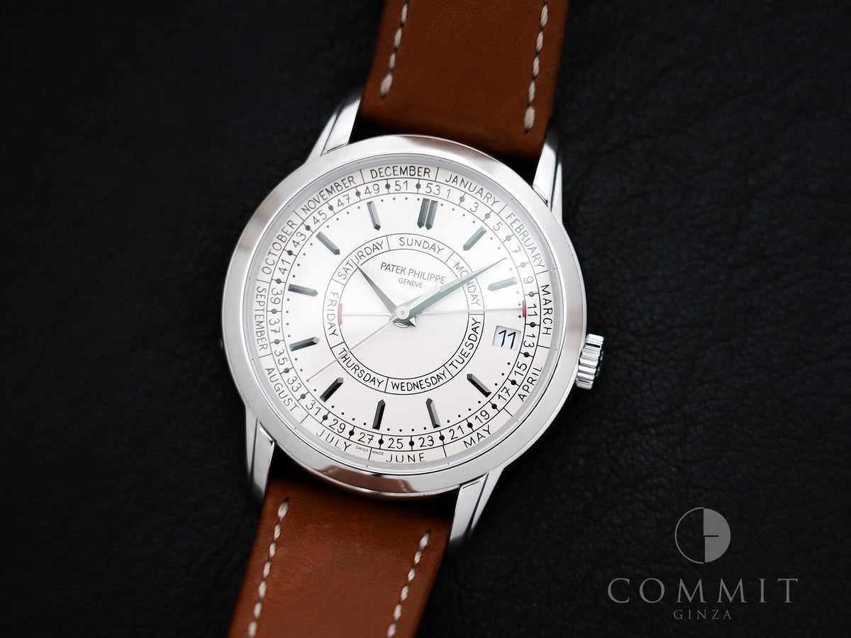 Patek Philippe Calatrava Weekly Calendar Ref. 5212A-001 Stainless Steel Silver Dial Pre-owned ti5zk68j