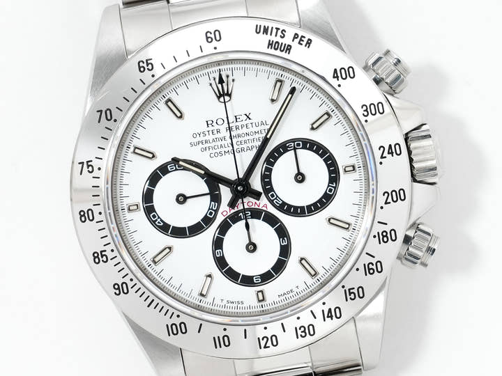 ロレックス デイトナ エルプリメロ Ref.16520 ステンレススチール ホワイト文字盤 中古 9bxcejzb