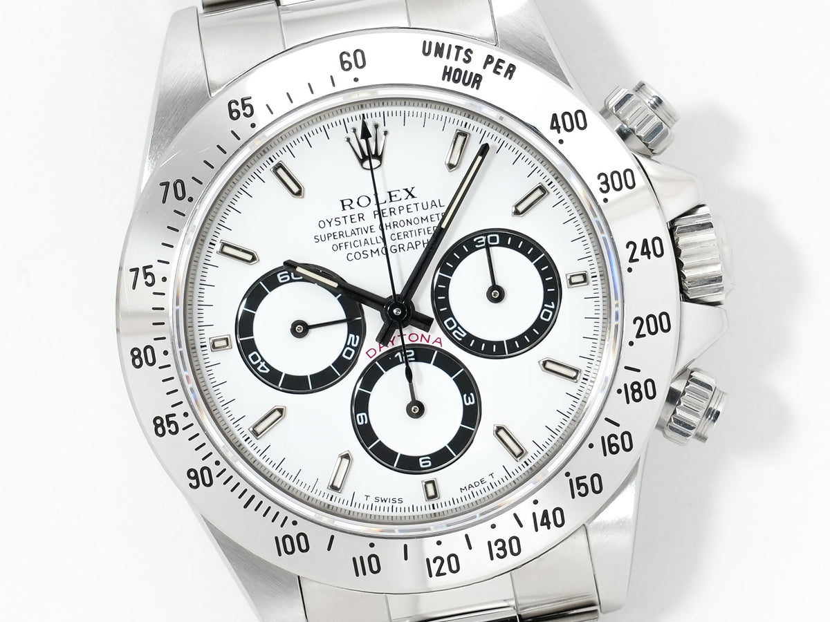 ロレックス デイトナ エルプリメロ Ref.16520 ステンレススチール ホワイト文字盤 中古 9bxcejzb