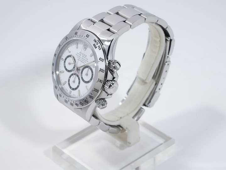 ロレックス デイトナ エルプリメロ Ref.16520 ステンレススチール ホワイト文字盤 中古 9bxcejzb