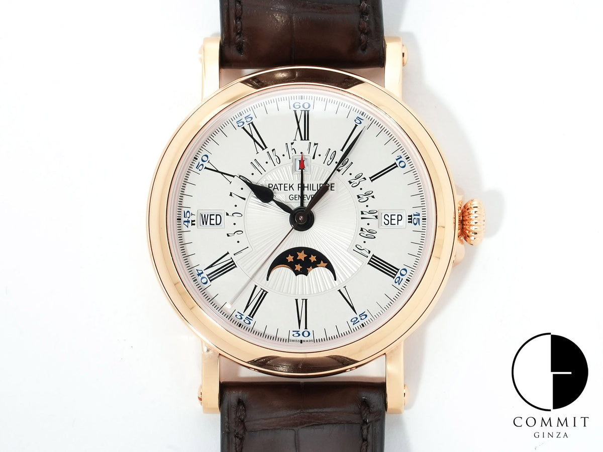 Patek Philippe Perpetual Calendar Retrograde Ref. 5159R-001 Rose Gold Silver Dial Used 2b3o5hf8