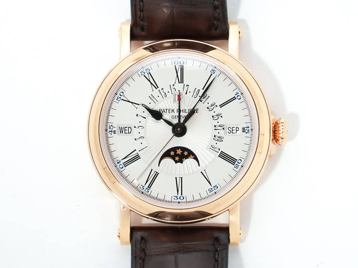 Patek Philippe Perpetual Calendar Retrograde Ref. 5159R-001 Rose Gold Silver Dial Used 2b3o5hf8