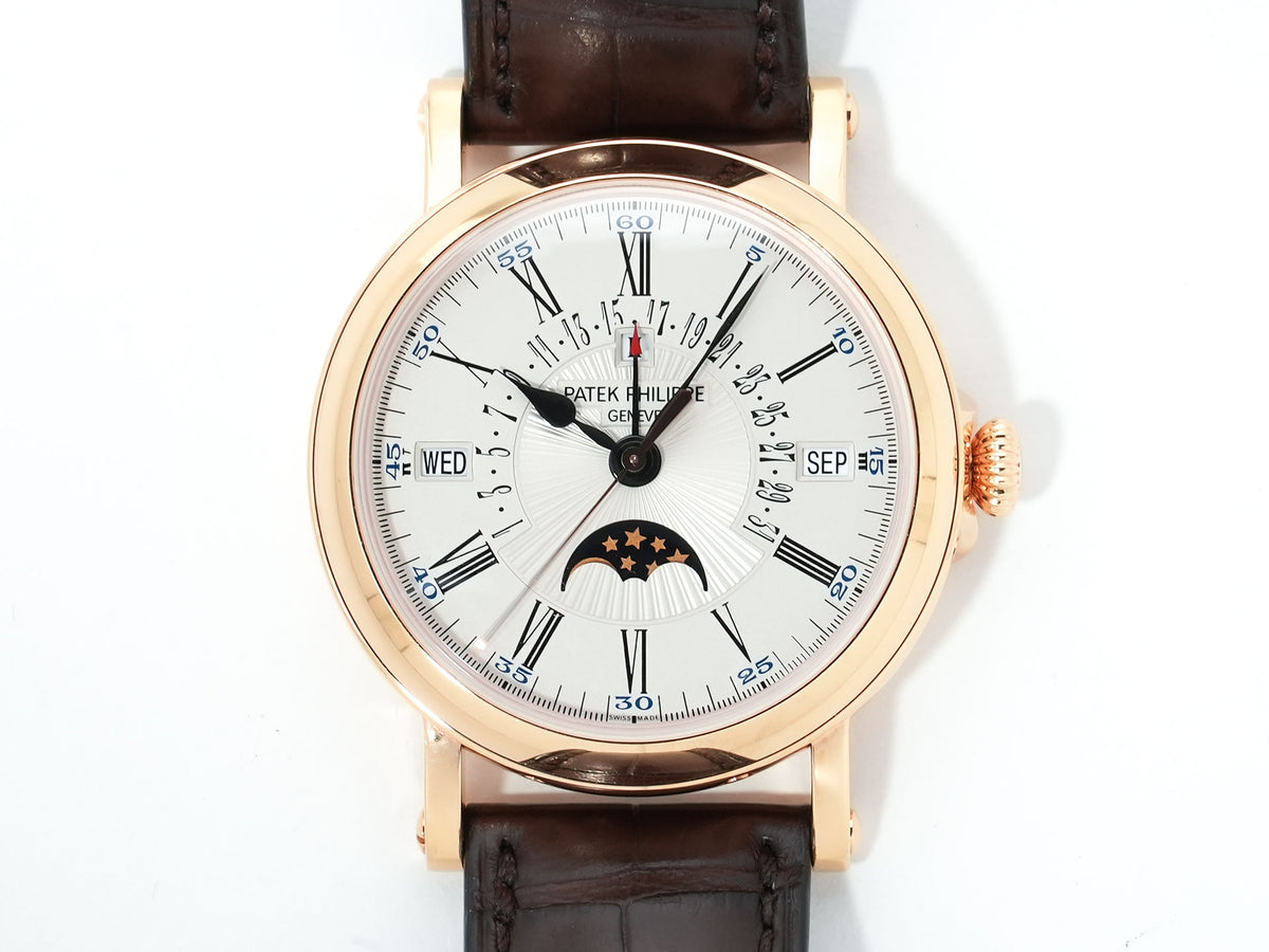 Patek Philippe Perpetual Calendar Retrograde Ref. 5159R-001 Rose Gold Silver Dial Used 2b3o5hf8