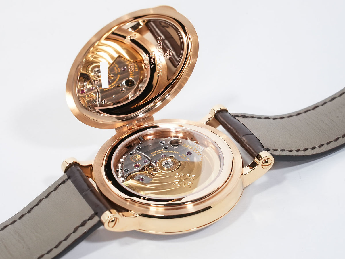 Patek Philippe Perpetual Calendar Retrograde Ref. 5159R-001 Rose Gold Silver Dial Used 2b3o5hf8