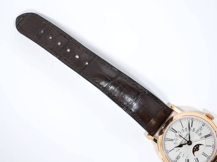 Patek Philippe Perpetual Calendar Retrograde Ref. 5159R-001 Rose Gold Silver Dial Used 2b3o5hf8