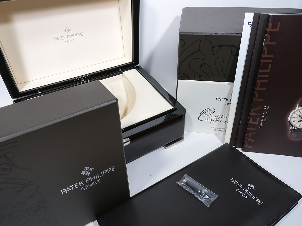 Patek Philippe Perpetual Calendar Retrograde Ref. 5159R-001 Rose Gold Silver Dial Used 2b3o5hf8