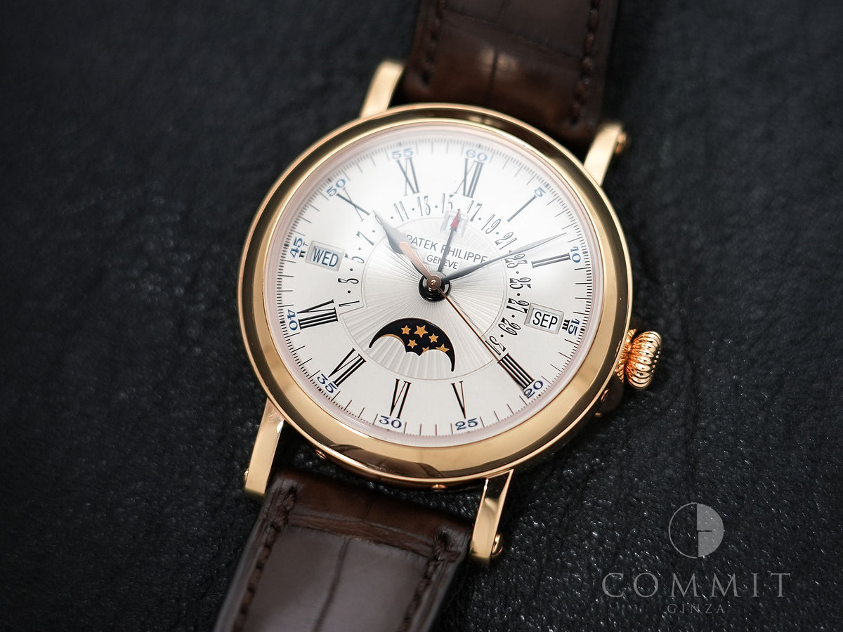 Patek Philippe Perpetual Calendar Retrograde Ref. 5159R-001 Rose Gold Silver Dial Used 2b3o5hf8