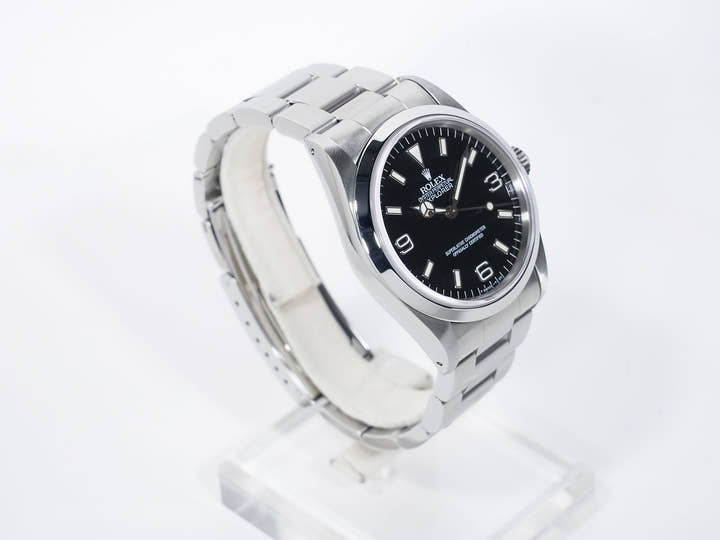 ロレックス エクスプローラーI Ref.14270 ステンレススチール ブラック文字盤 オイスターブレスレット 美品 fna2uezg