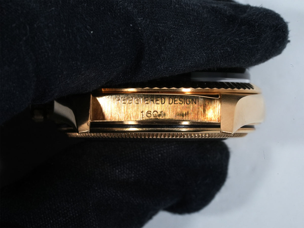 Rolex Datejust Ref. 1601/8 Yellow Gold Champagne Dial Excellent Condition sfx27zrp