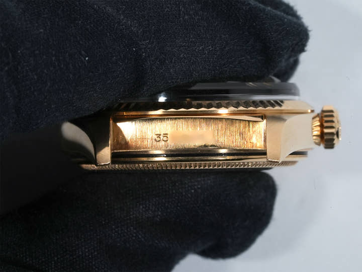 Rolex Datejust Ref. 1601/8 Yellow Gold Champagne Dial Excellent Condition sfx27zrp