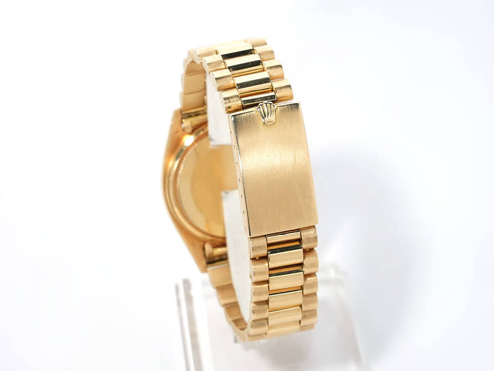 Rolex Datejust Ref. 1601/8 Yellow Gold Lapis Lazuli Dial Used ei4pe42t