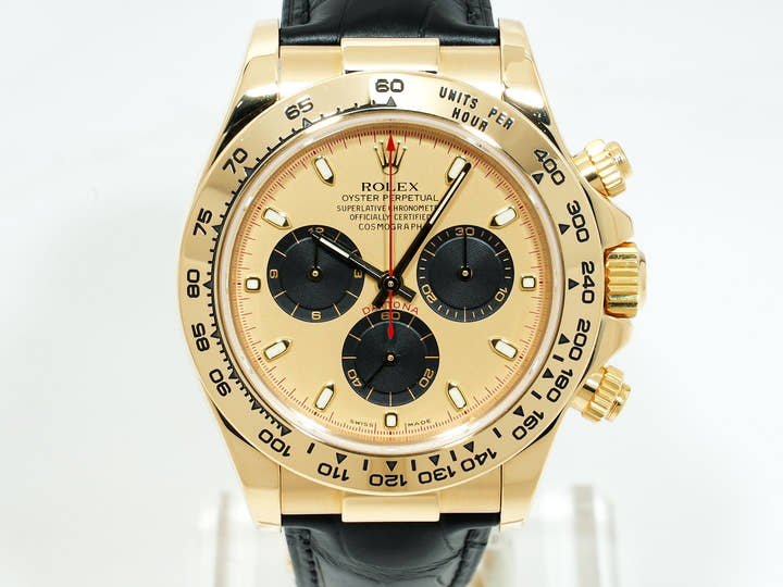 ロレックス デイトナ Ref.116518 イエローゴールド シャンパン文字盤 中古 sdny62ow