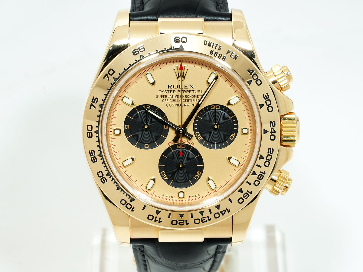 ロレックス デイトナ Ref.116518 イエローゴールド シャンパン文字盤 中古 sdny62ow