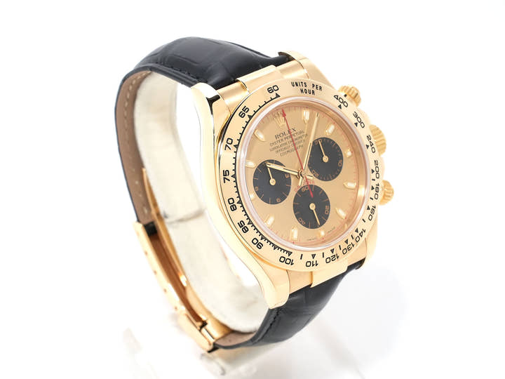 ロレックス デイトナ Ref.116518 イエローゴールド シャンパン文字盤 中古 sdny62ow