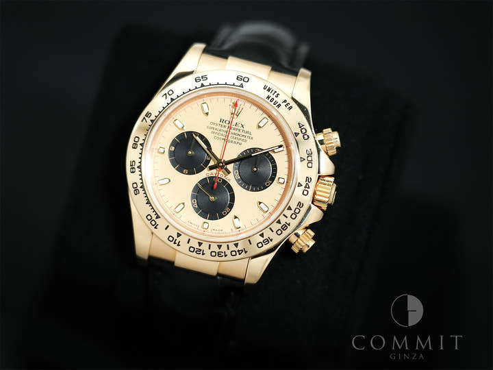 ロレックス デイトナ Ref.116518 イエローゴールド シャンパン文字盤 中古 sdny62ow