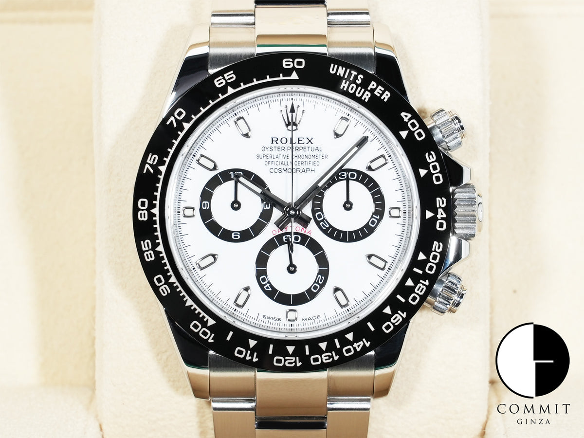 ロレックス デイトナ Ref.116500LN ステンレススチール ホワイト文字盤 中古 pfutfw35