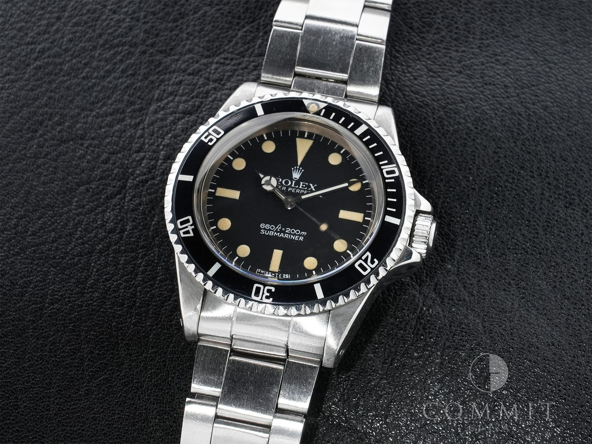 ロレックス サブマリーナー Ref.5513 ステンレススチール ブラック文字盤 中古 ecndfsnn