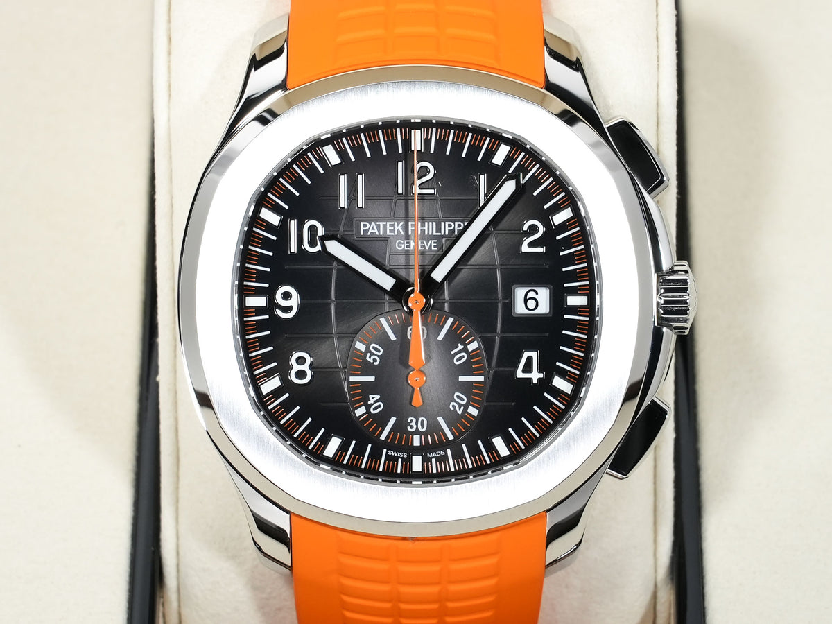 パテックフィリップ アクアノート クロノグラフ Ref.5968A-001 ステンレススチール ブラック文字盤 未使用 k3akxfu7