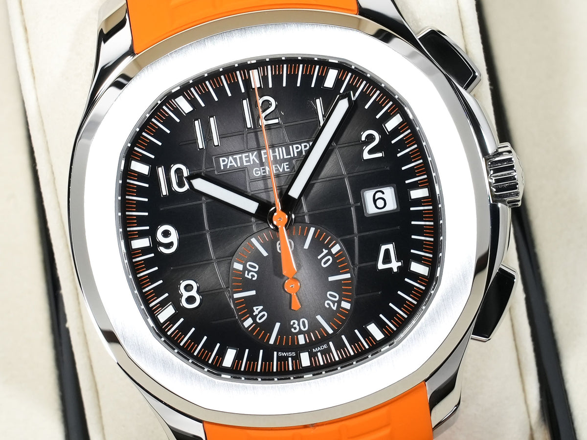 Patek Philippe Aquanaut Chronograph Ref. 5968A-001 Stainless Steel Black Dial Unworn k3akxfu7