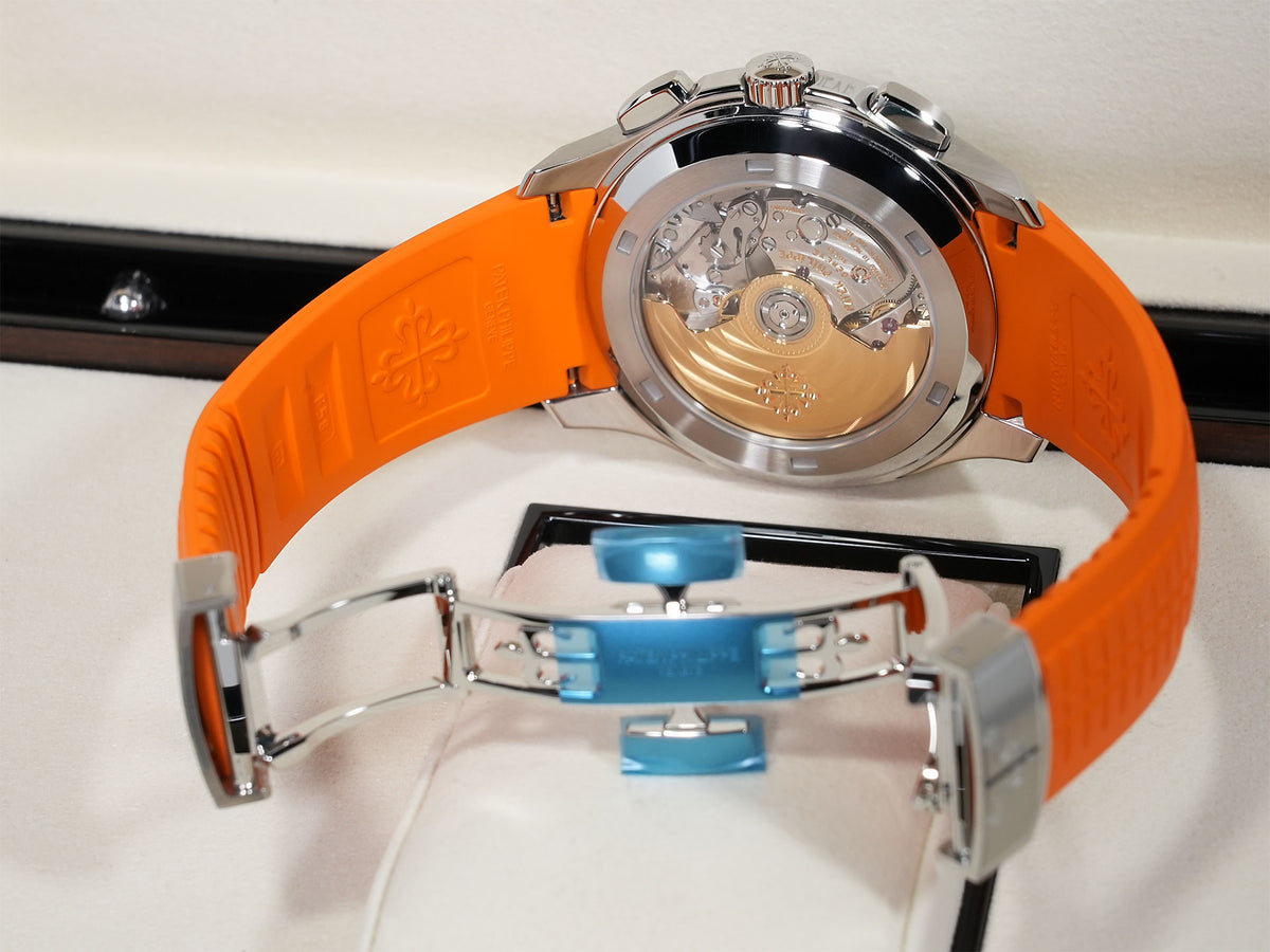 Patek Philippe Aquanaut Chronograph Ref. 5968A-001 Stainless Steel Black Dial Unworn k3akxfu7