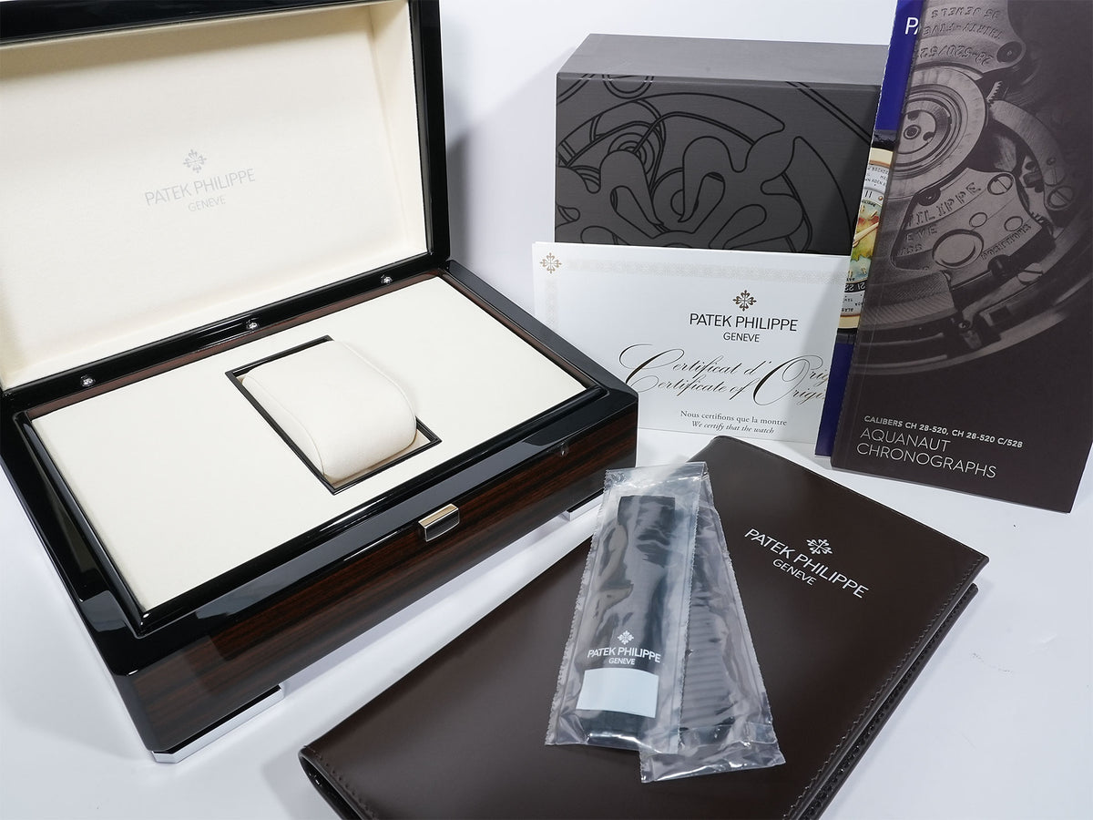 Patek Philippe Aquanaut Chronograph Ref. 5968A-001 Stainless Steel Black Dial Unworn k3akxfu7