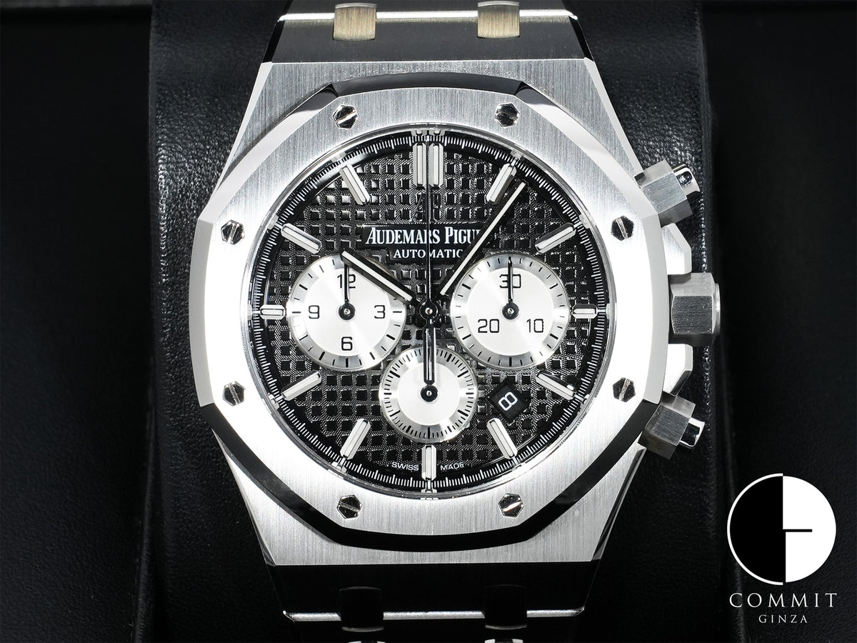 オーデマピゲ ロイヤルオーク クロノグラフ Ref.26331ST.OO.1220ST.02 ステンレススチール ブラック文字盤 美品 r6gq8pot
