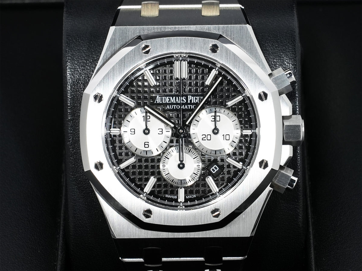 オーデマピゲ ロイヤルオーク クロノグラフ Ref.26331ST.OO.1220ST.02 ステンレススチール ブラック文字盤 美品 r6gq8pot