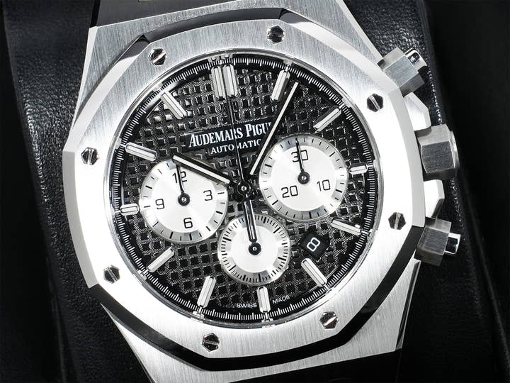 オーデマピゲ ロイヤルオーク クロノグラフ Ref.26331ST.OO.1220ST.02 ステンレススチール ブラック文字盤 美品 r6gq8pot