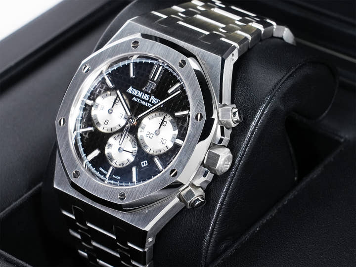 オーデマピゲ ロイヤルオーク クロノグラフ Ref.26331ST.OO.1220ST.02 ステンレススチール ブラック文字盤 美品 r6gq8pot