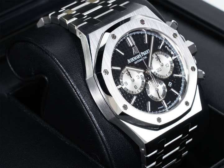 オーデマピゲ ロイヤルオーク クロノグラフ Ref.26331ST.OO.1220ST.02 ステンレススチール ブラック文字盤 美品 r6gq8pot