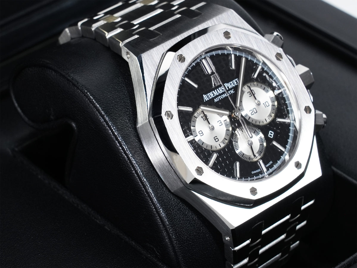 オーデマピゲ ロイヤルオーク クロノグラフ Ref.26331ST.OO.1220ST.02 ステンレススチール ブラック文字盤 美品 r6gq8pot