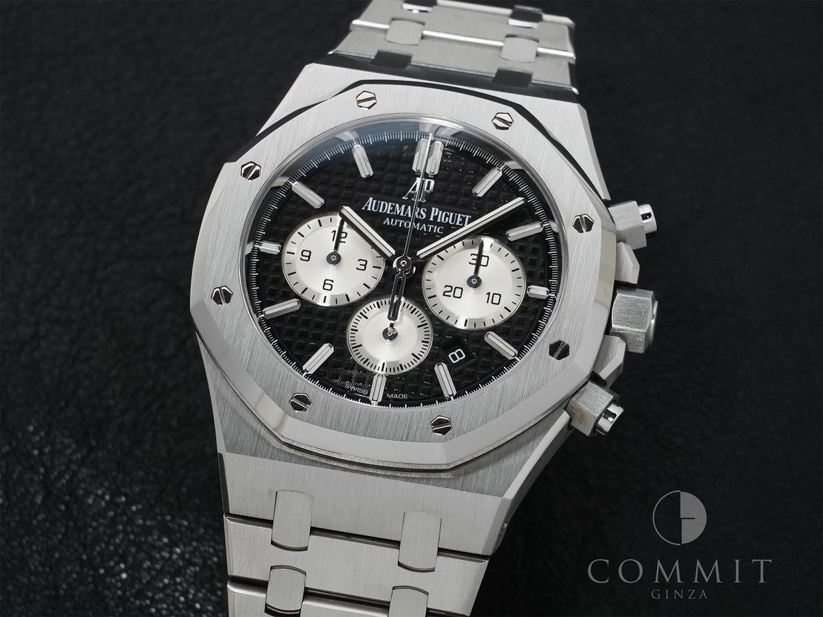 オーデマピゲ ロイヤルオーク クロノグラフ Ref.26331ST.OO.1220ST.02 ステンレススチール ブラック文字盤 美品 r6gq8pot
