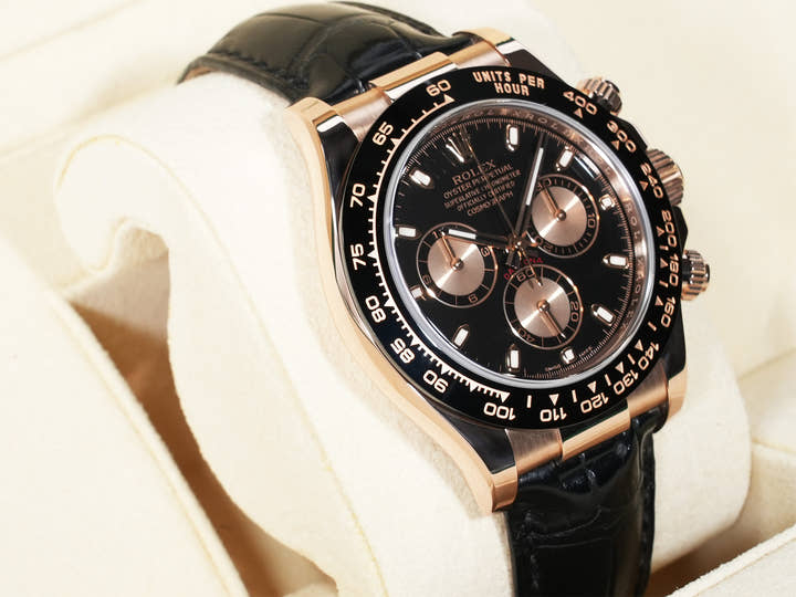 ロレックス デイトナ Ref.116515LN エバーローズゴールド ブラックxピンク文字盤 美中古 bchivxm7