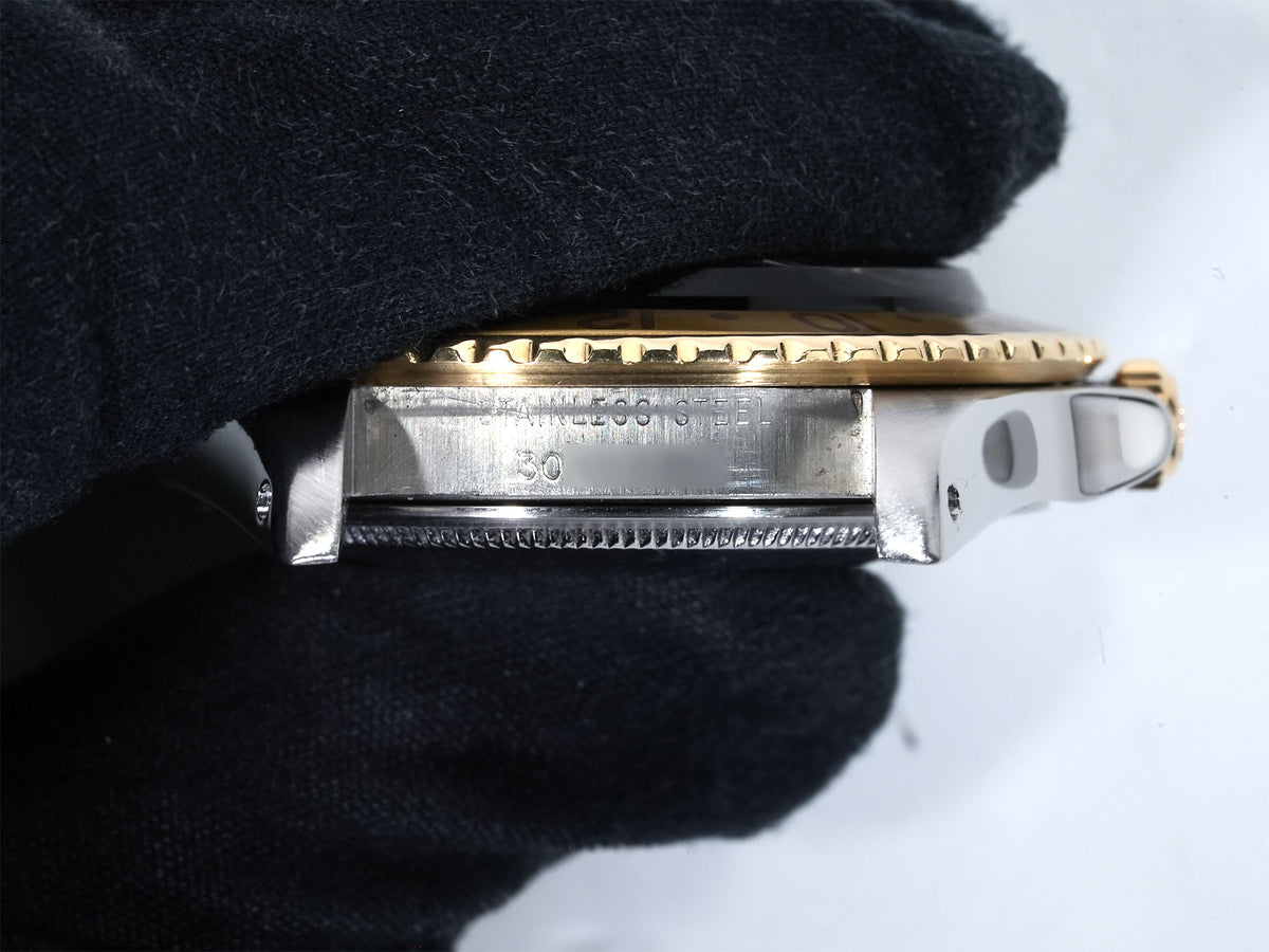 ロレックス GMTマスター Ref.1675/3 ステンレススチール/イエローゴールド ブラウン文字盤 オイスターブレスレット 中古 74xswe9a