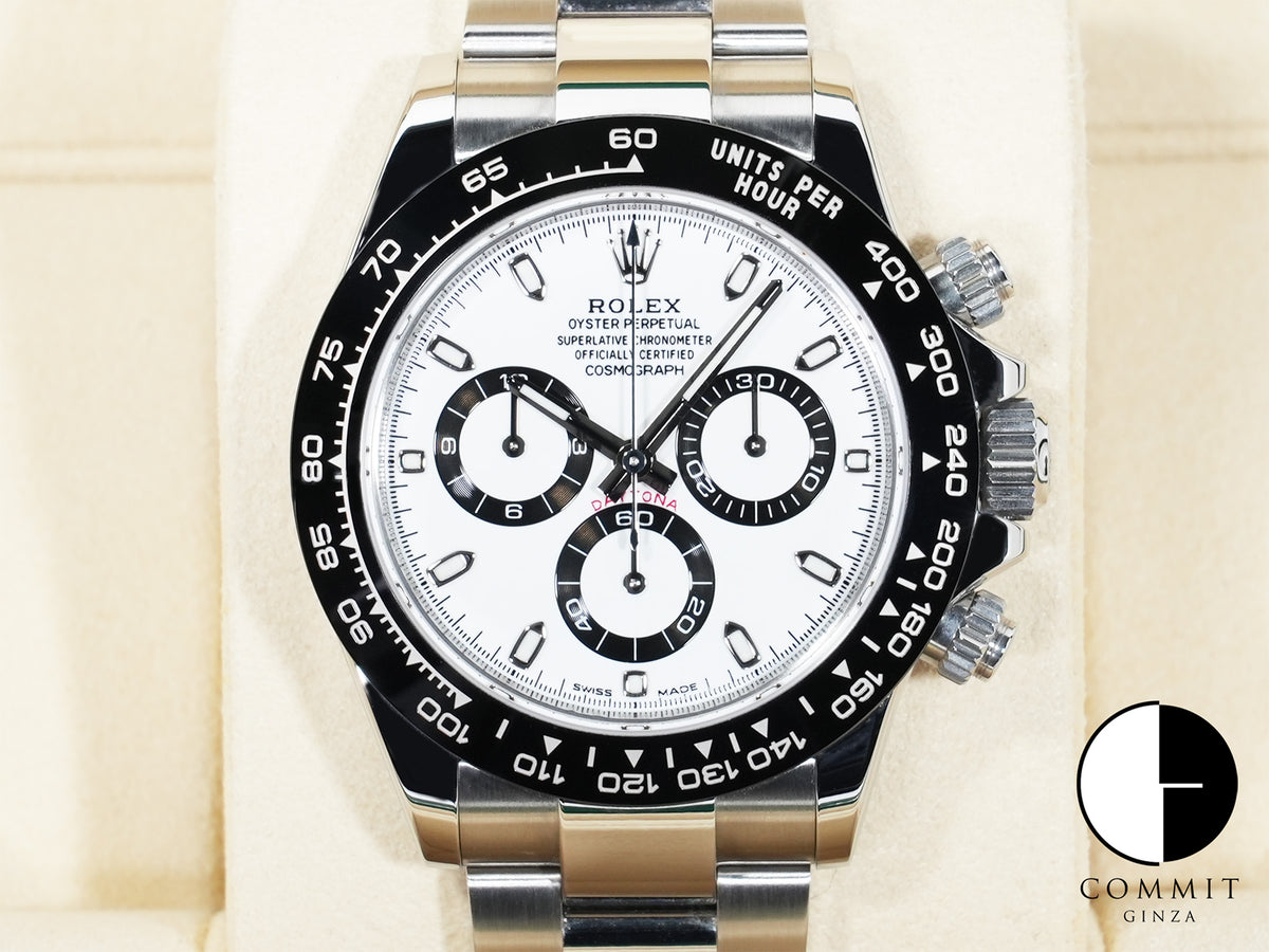 ロレックス デイトナ Ref.116500LN ステンレススチール ホワイト文字盤 中古 yscgym3e